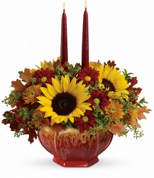 Teleflora's Thanksgiving Garden Centerpiece from Weidig's Floral in Chardon, OH